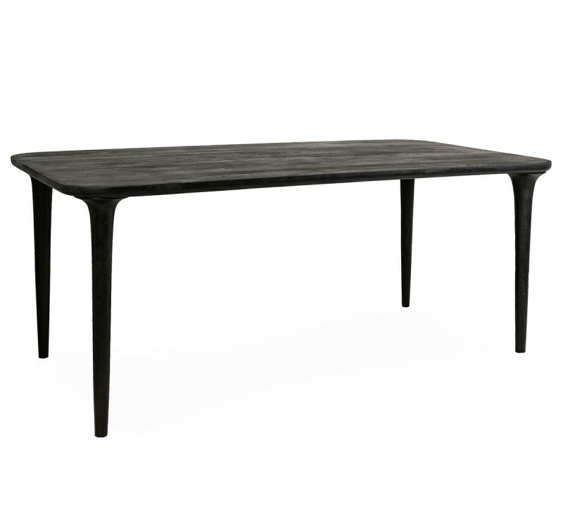 MaMaison stół jadalniany LAMINAR 200      czarny / drewno