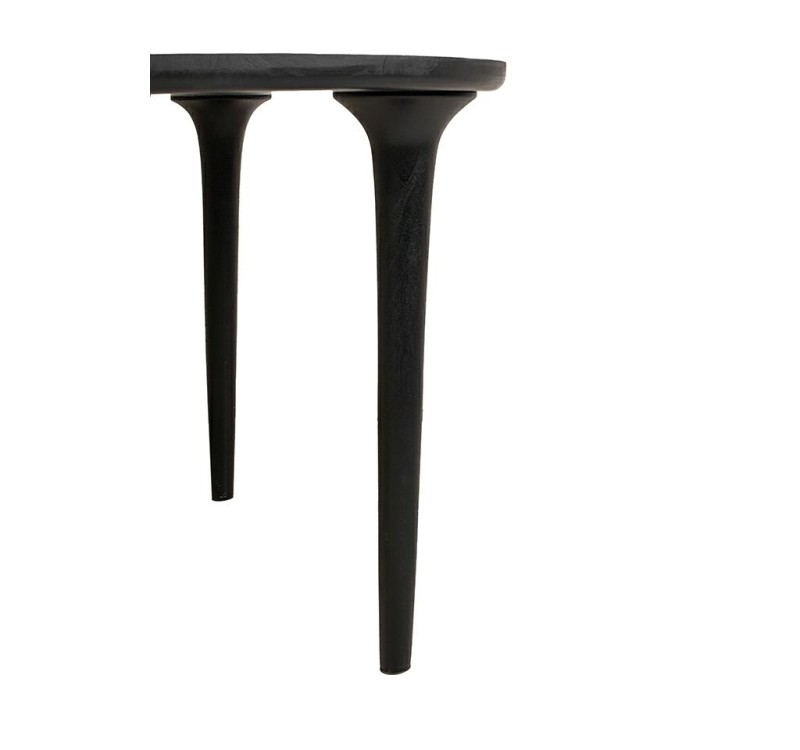 MaMaison stół jadalniany LAMINAR 200      czarny / drewno