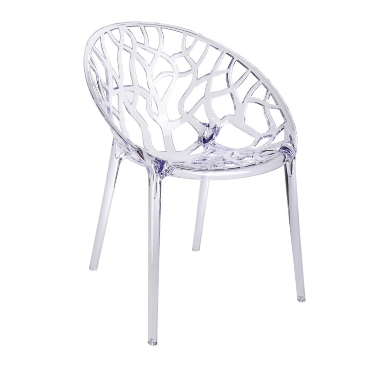 Krzesło KORAL transparentne  - poliwęglan