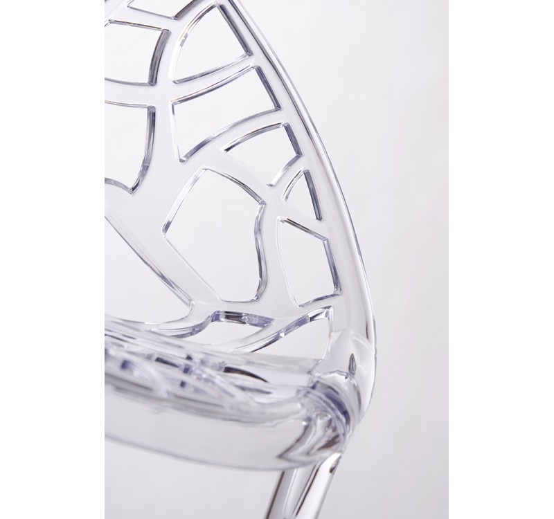 Krzesło KORAL transparentne  - poliwęglan