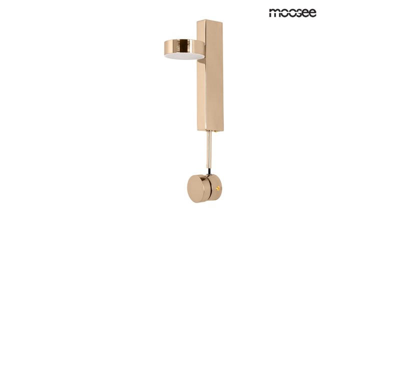 MOOSEE lampa ścienna CLARID GOLD złota