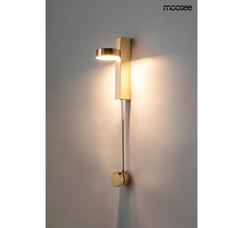 MOOSEE lampa ścienna CLARID GOLD złota