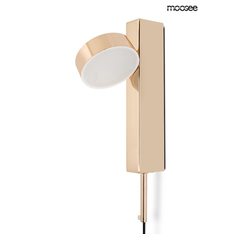 MOOSEE lampa ścienna CLARID GOLD złota