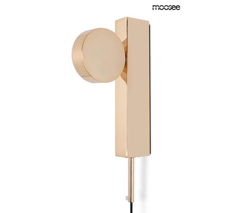 MOOSEE lampa ścienna CLARID GOLD złota