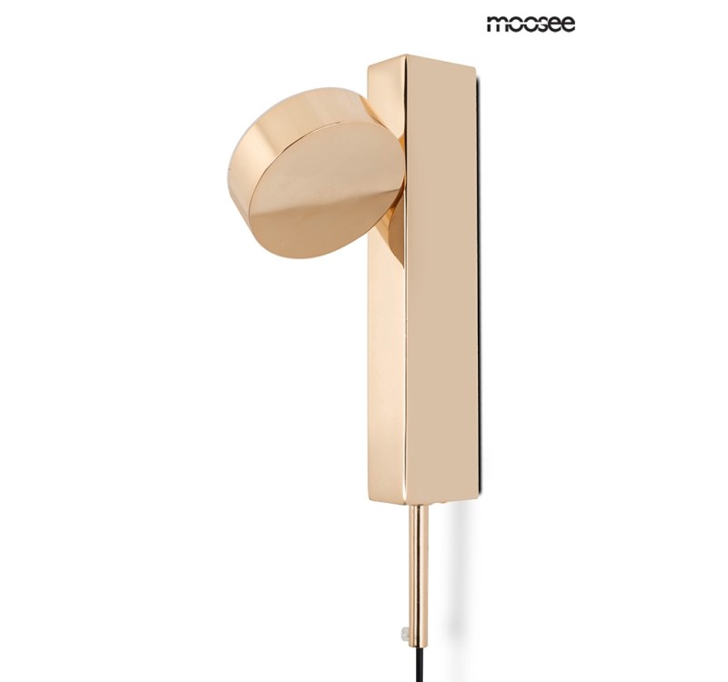 MOOSEE lampa ścienna CLARID GOLD złota