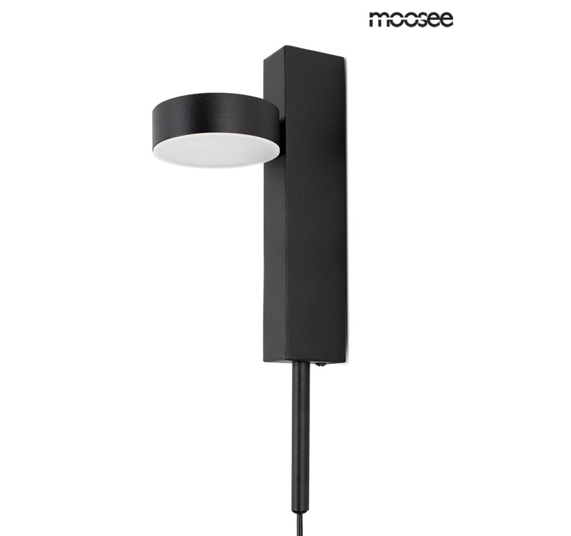 MOOSEE lampa ścienna CLARID BLACK czarna