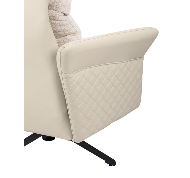 Fotel obrotowy RELAX beżowy