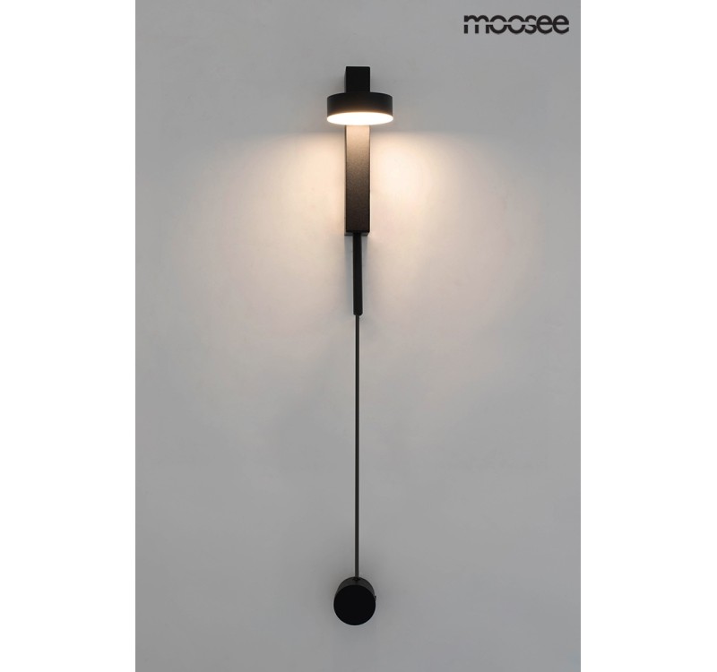 MOOSEE lampa ścienna CLARID BLACK czarna
