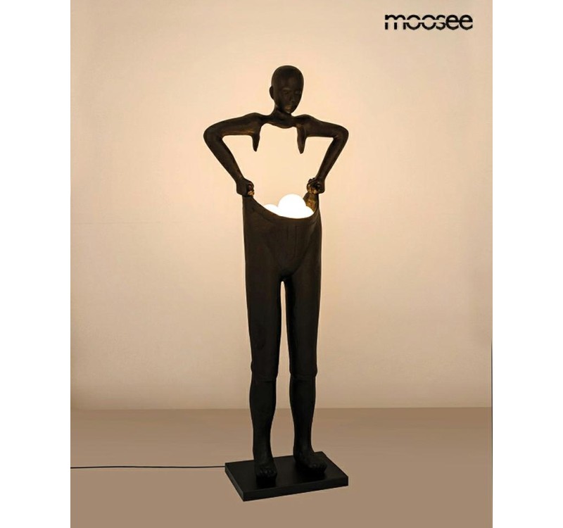 MOOSEE lampa podłogowa HUMAN HOUDINI      czarna