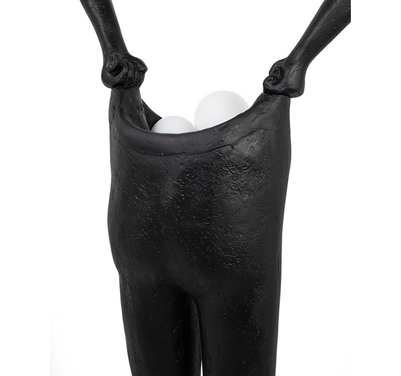 MOOSEE lampa podłogowa HUMAN HOUDINI      czarna