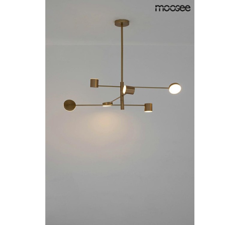 MOOSEE lampa wisząca PIAZETTA złota
