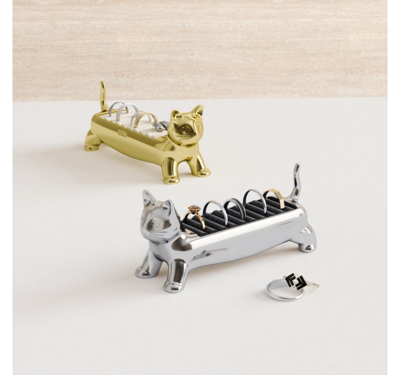 UMBRA organizer na pierścionki ALI CAT    chrom