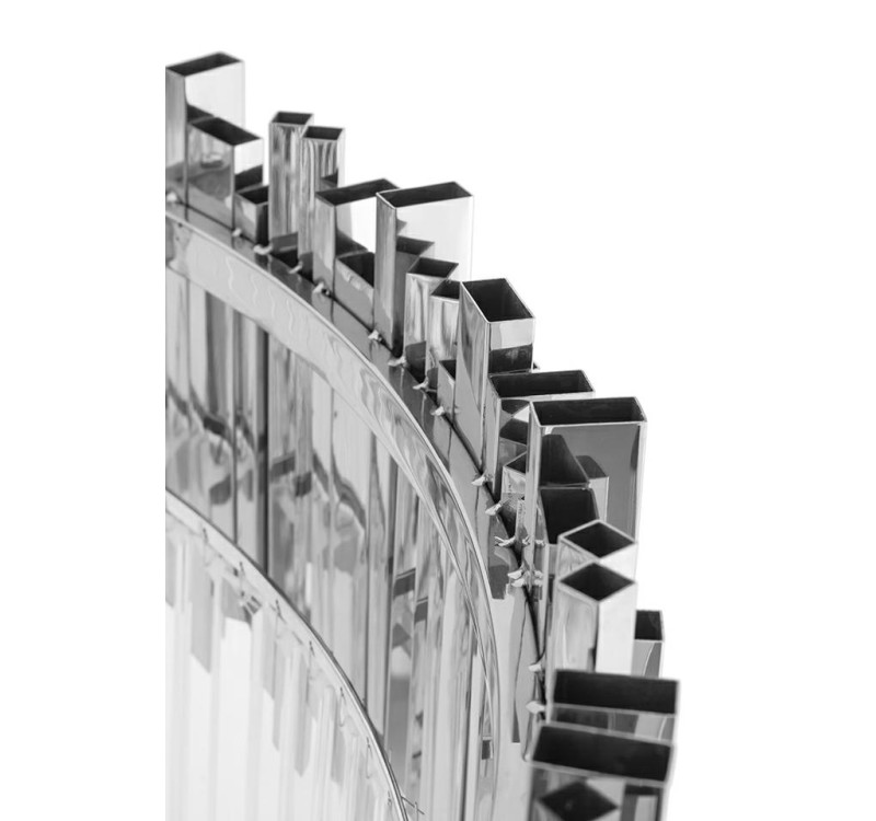 Lampa wisząca IMPERIAL SILVER 80 - stal, kryształ