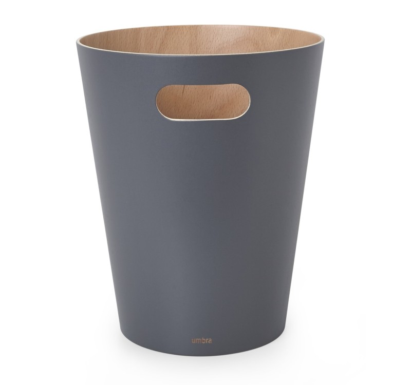 UMBRA kosz na śmieci WOODROW - charcoal