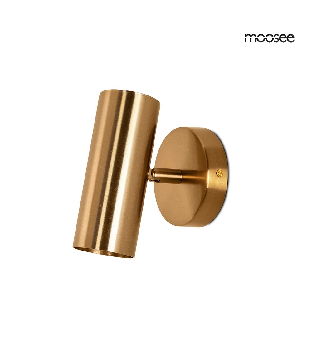 MOOSEE lampa ścienna SPOT złota
