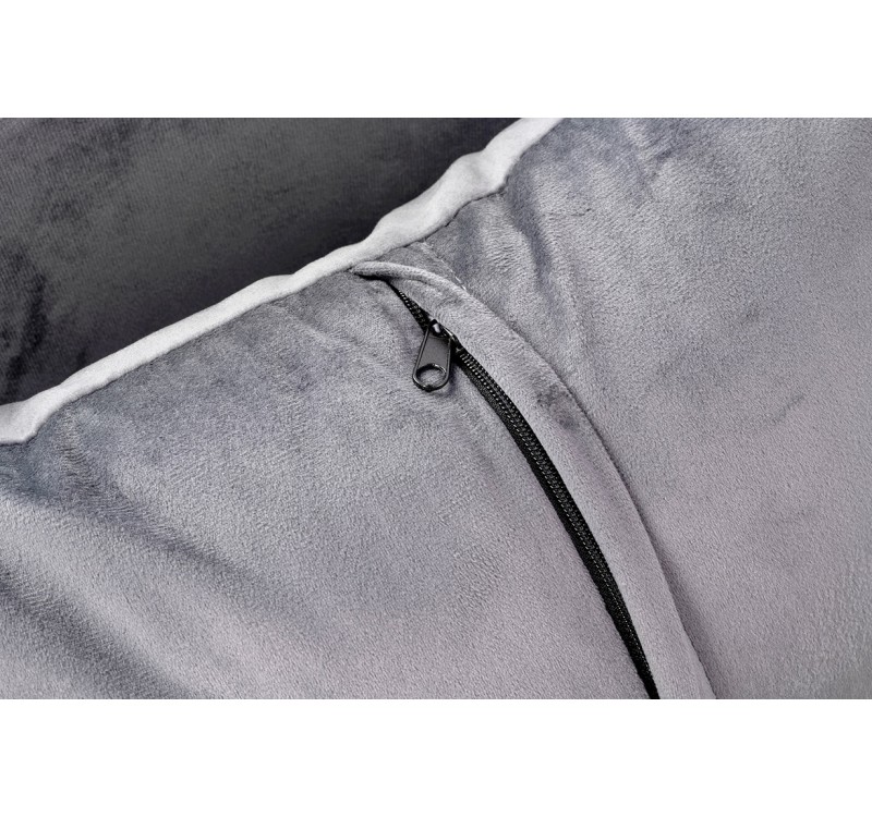 Fotel CHLOE VELVET ciemny szary