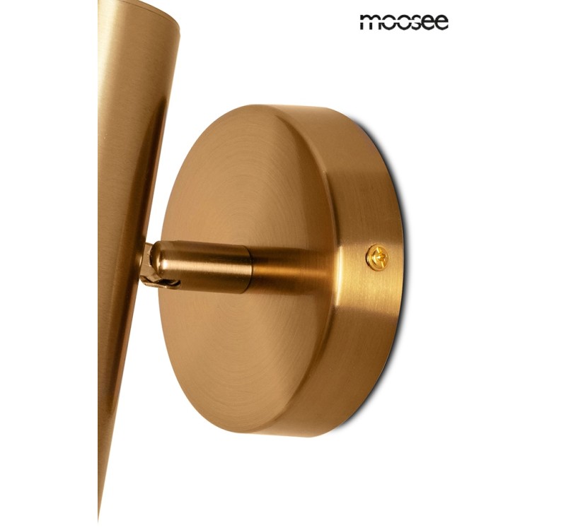 MOOSEE lampa ścienna SPOT złota