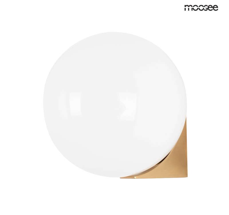 MOOSEE lampa ścienna BOLL złota