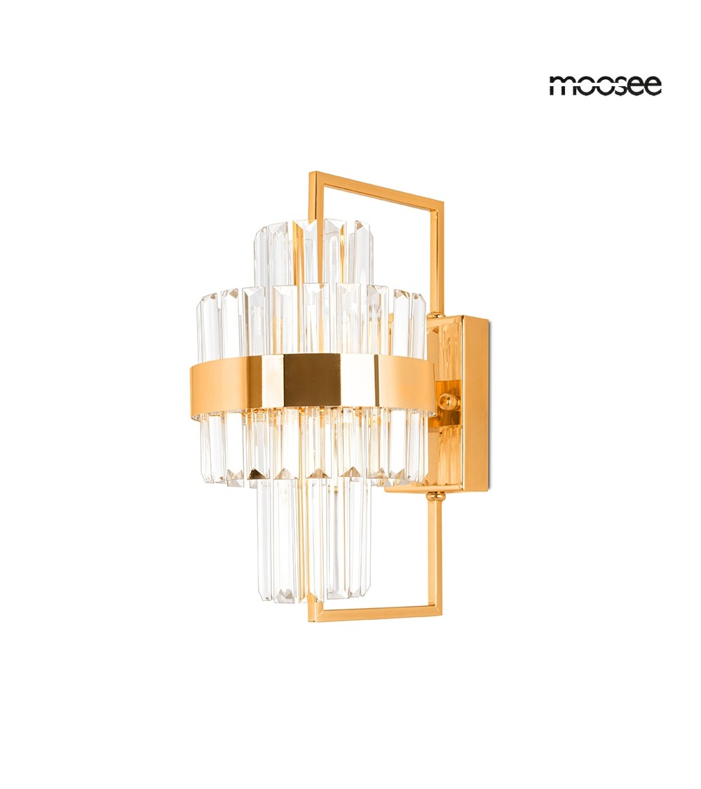 MOOSEE lampa ścienna IMPERO złota