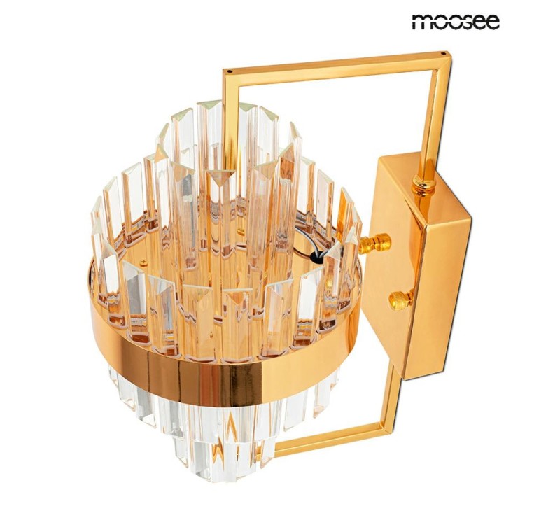 MOOSEE lampa ścienna IMPERO złota