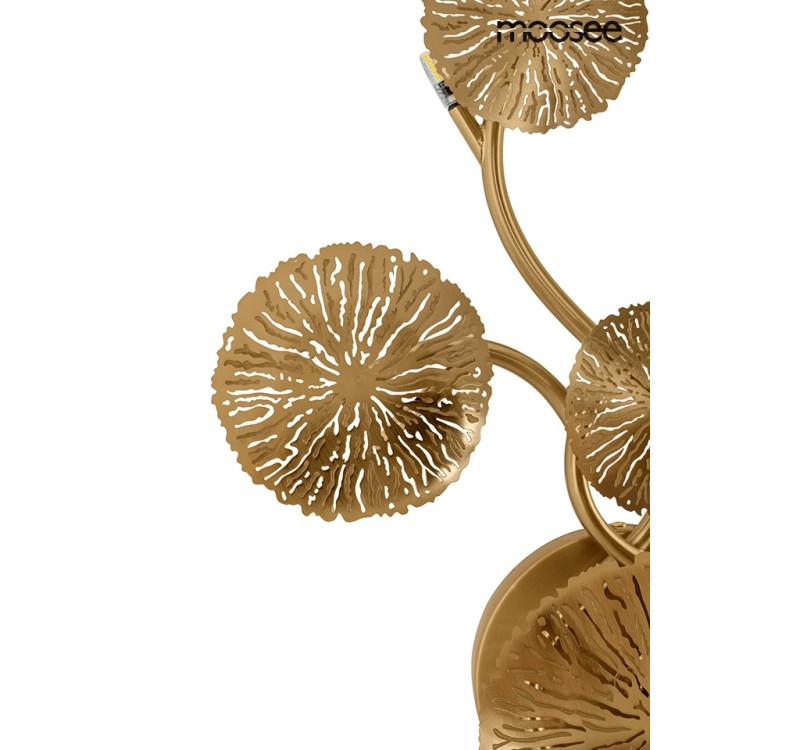 MOOSEE lampa ścienna LIRIO 6 złota