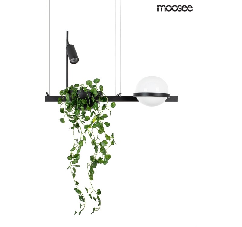 MOOSEE lampa wisząca PLANT czarna