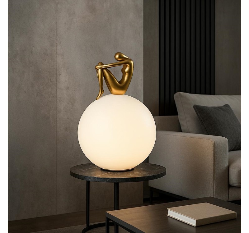 MOOSEE lampa stołowa UOMO 35 czarna