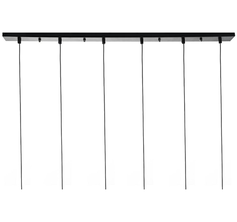 MOOSEE lampa wisząca FLUSSO LINE 6        czarna