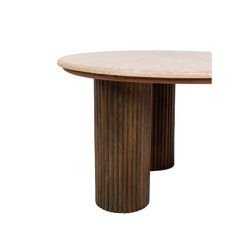 MaMaison stolik kawowy RAGNO marmur /     drewno