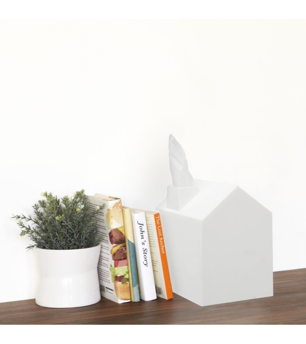 UMBRA pudełko na chusteczki CASA białe