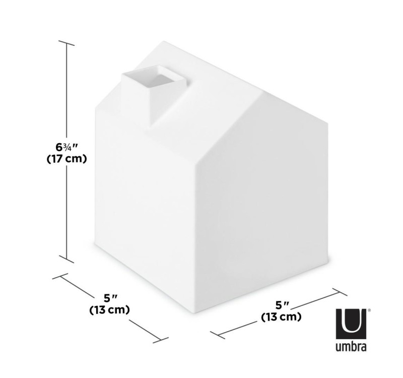 UMBRA pudełko na chusteczki CASA białe