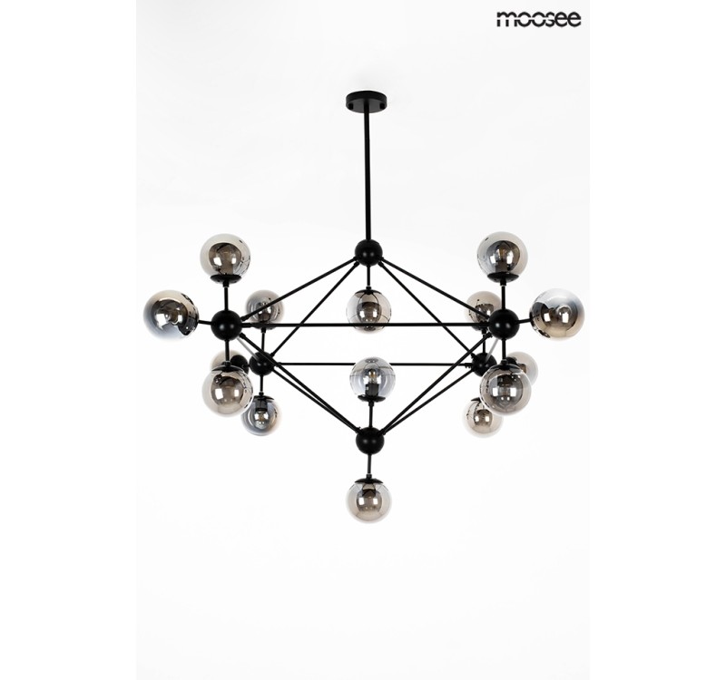 MOOSEE lampa wisząca ASTRIFERO 15 czarna