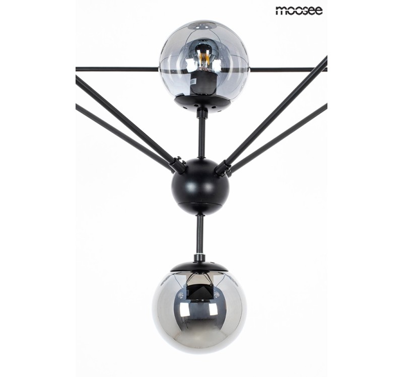 MOOSEE lampa wisząca ASTRIFERO 15 czarna