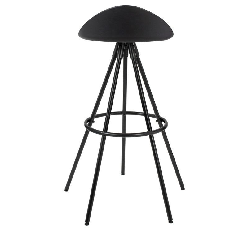 Krzesło barowe LANZA 76 czarne