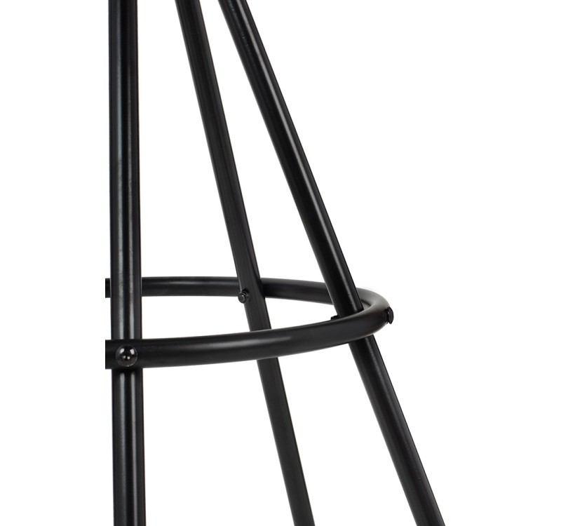 Krzesło barowe LANZA 76 czarne