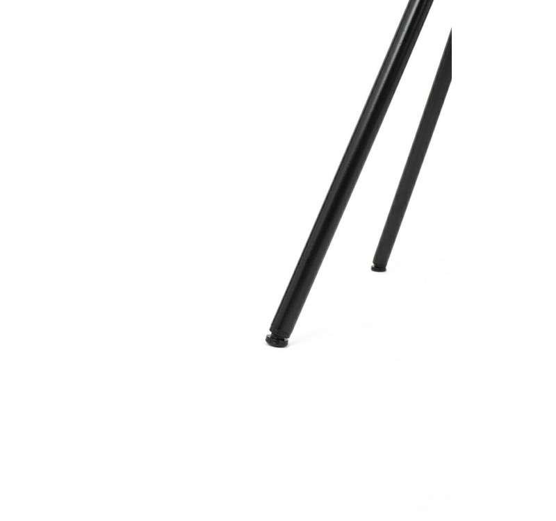 Krzesło barowe LANZA 76 czarne