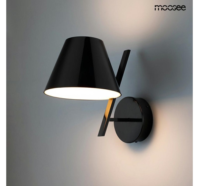 MOOSEE lampa ścienna MAGO czarna