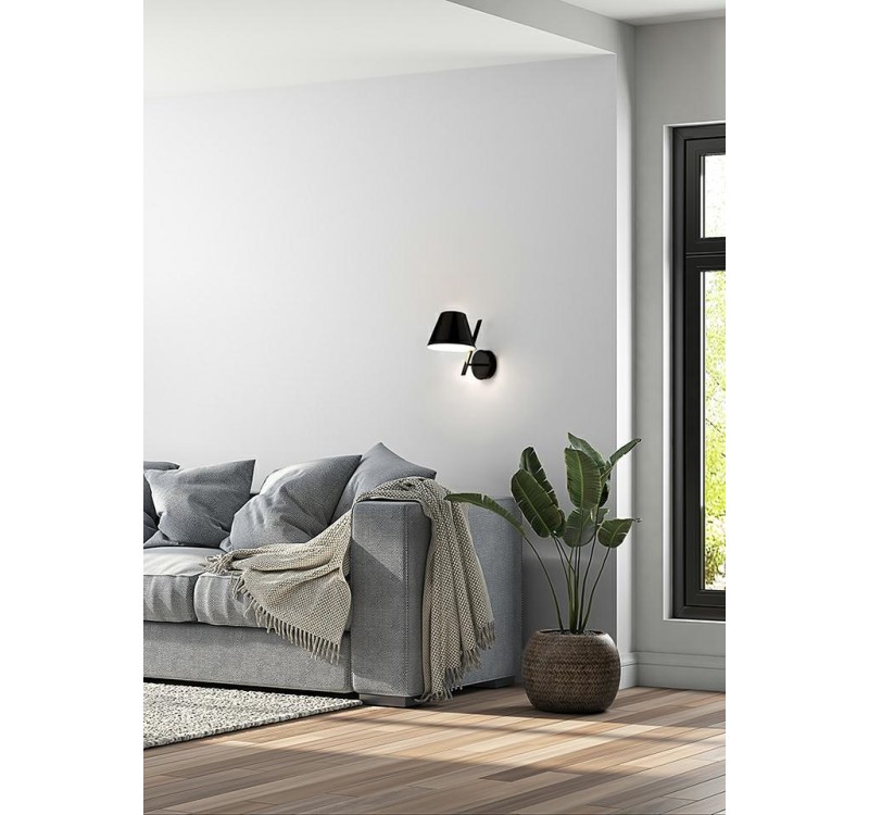 MOOSEE lampa ścienna MAGO czarna