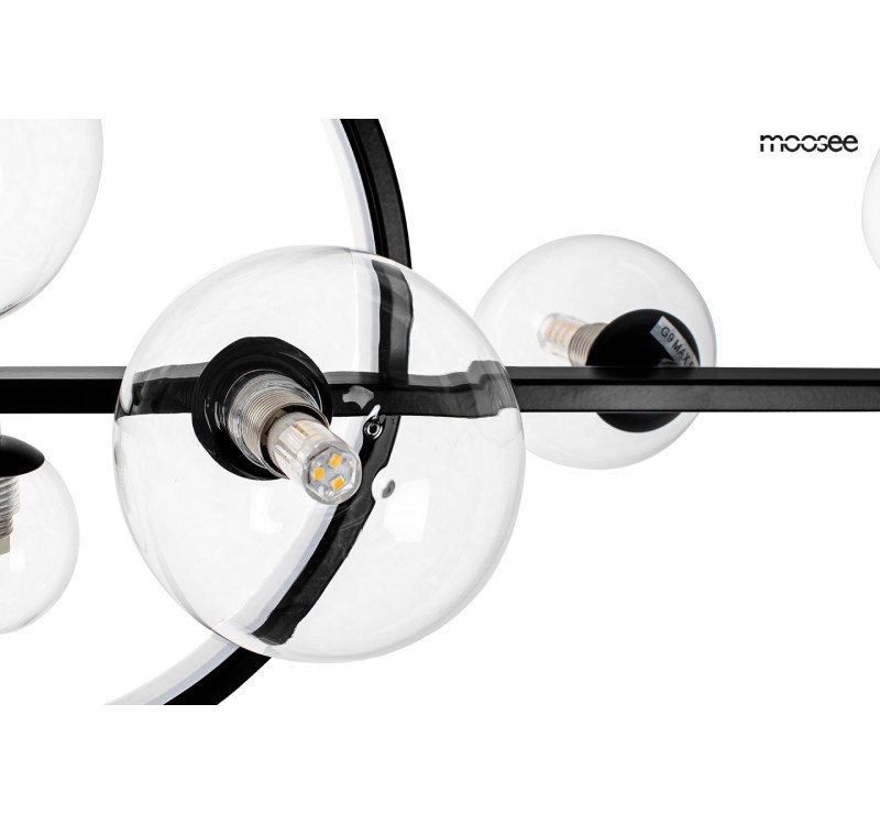 MOOSEE lampa wisząca ALURE LINE TWIN 120 czarna