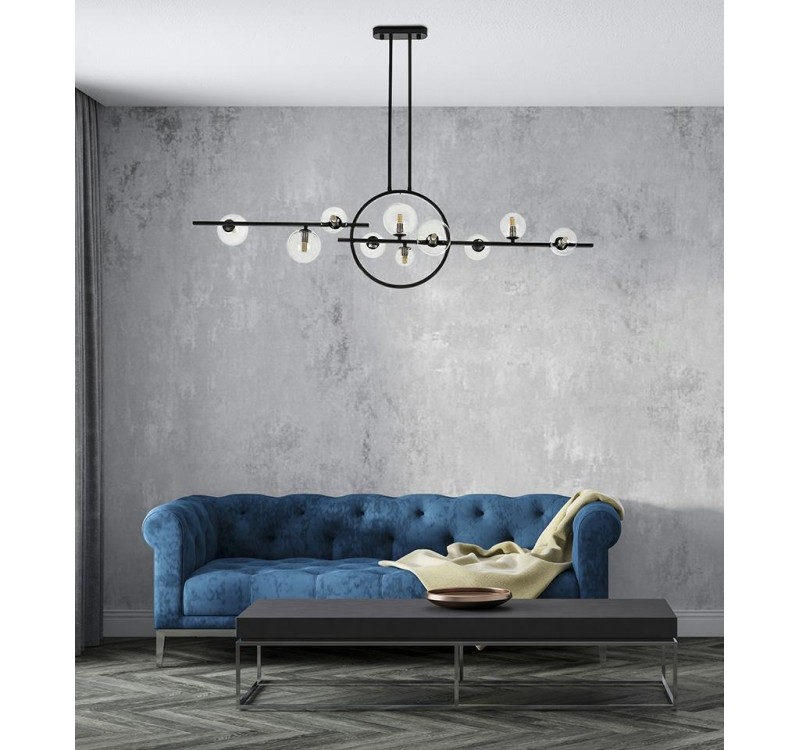 MOOSEE lampa wisząca ALURE LINE TWIN 120 czarna