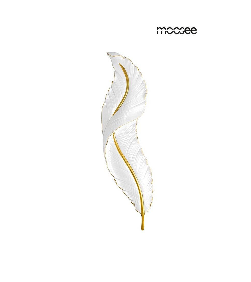 MOOSEE lampa ścienna IKAR 60  biała / złota