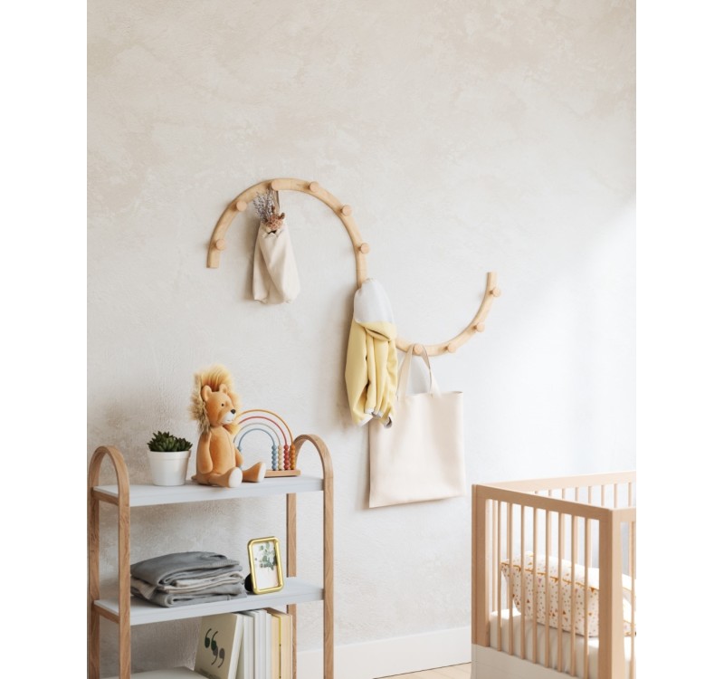 UMBRA półka wolnostojąca BELLWOOD biała naturalna