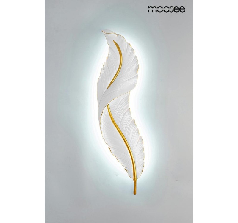 MOOSEE lampa ścienna IKAR 60  biała / złota