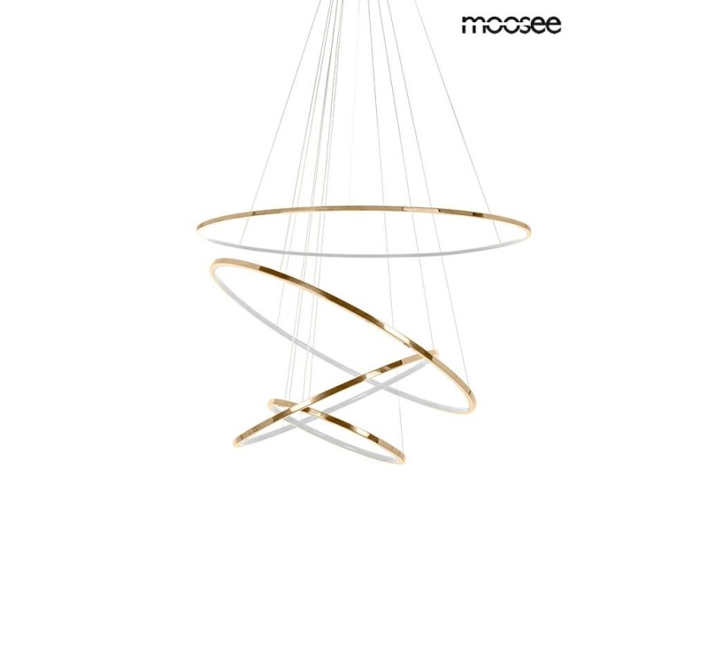 MOOSEE lampa wisząca RING SLIM M złota