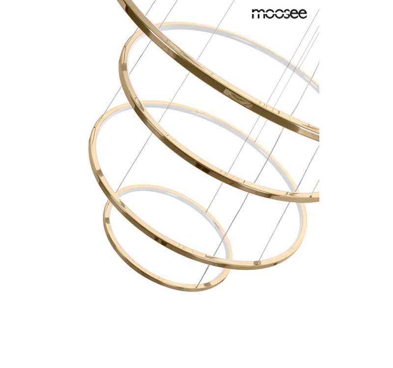 MOOSEE lampa wisząca RING SLIM M złota