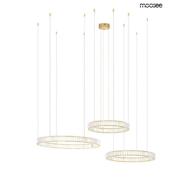 MOOSEE lampa wisząca LIBERTY 3A złota