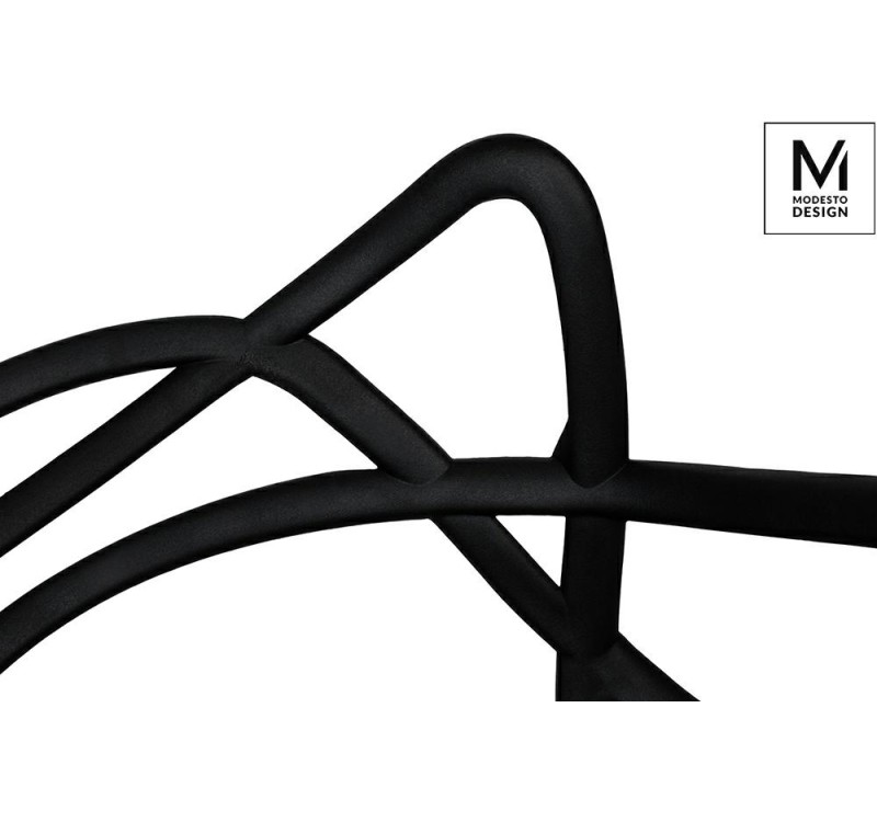 MODESTO krzesło HILO czarne-polipropylen