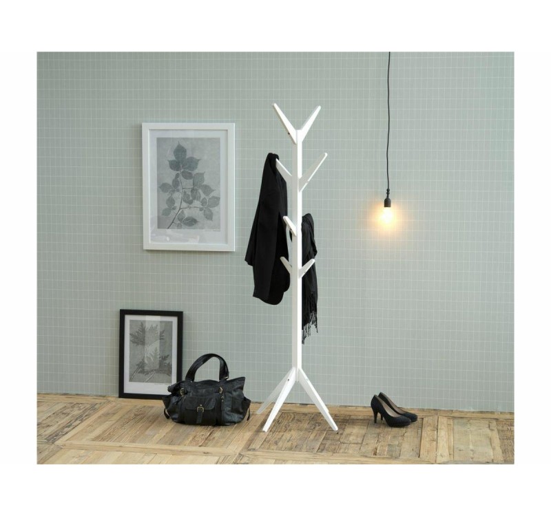 ACTONA wieszak ASCOT biały - drewno lakierowane