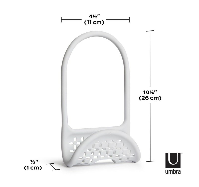 UMBRA organizer do zlewu SLING CADDY - biały