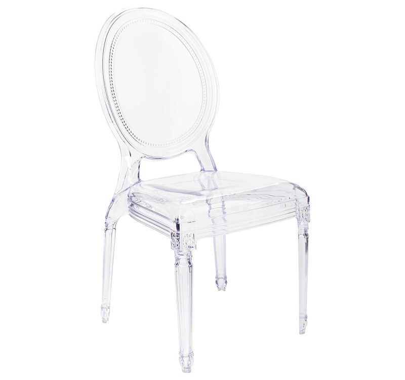 Krzesło PRINCE transparentne - poliwęglan